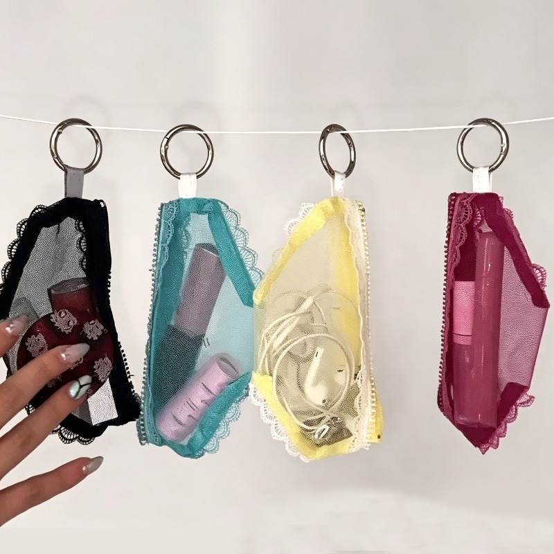 Women Accessories Clearance - Pochette de rangement transparente en maille