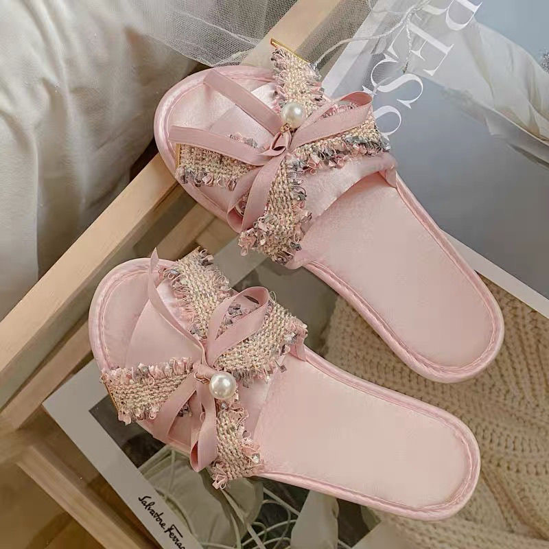Women Accessories Trending - Pantoufles princesse roses pour femmes, chaussures