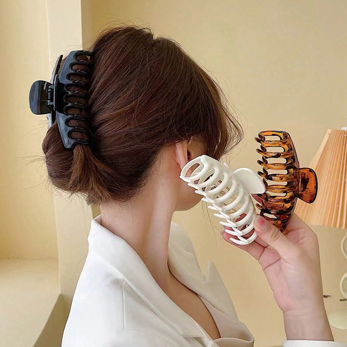Pince à cheveux fleur en résin - Hair Claw Clip Set avis et prix