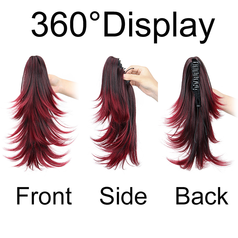 14 pouces synthétique courte b - Hair Claw Clip Set avis et prix
