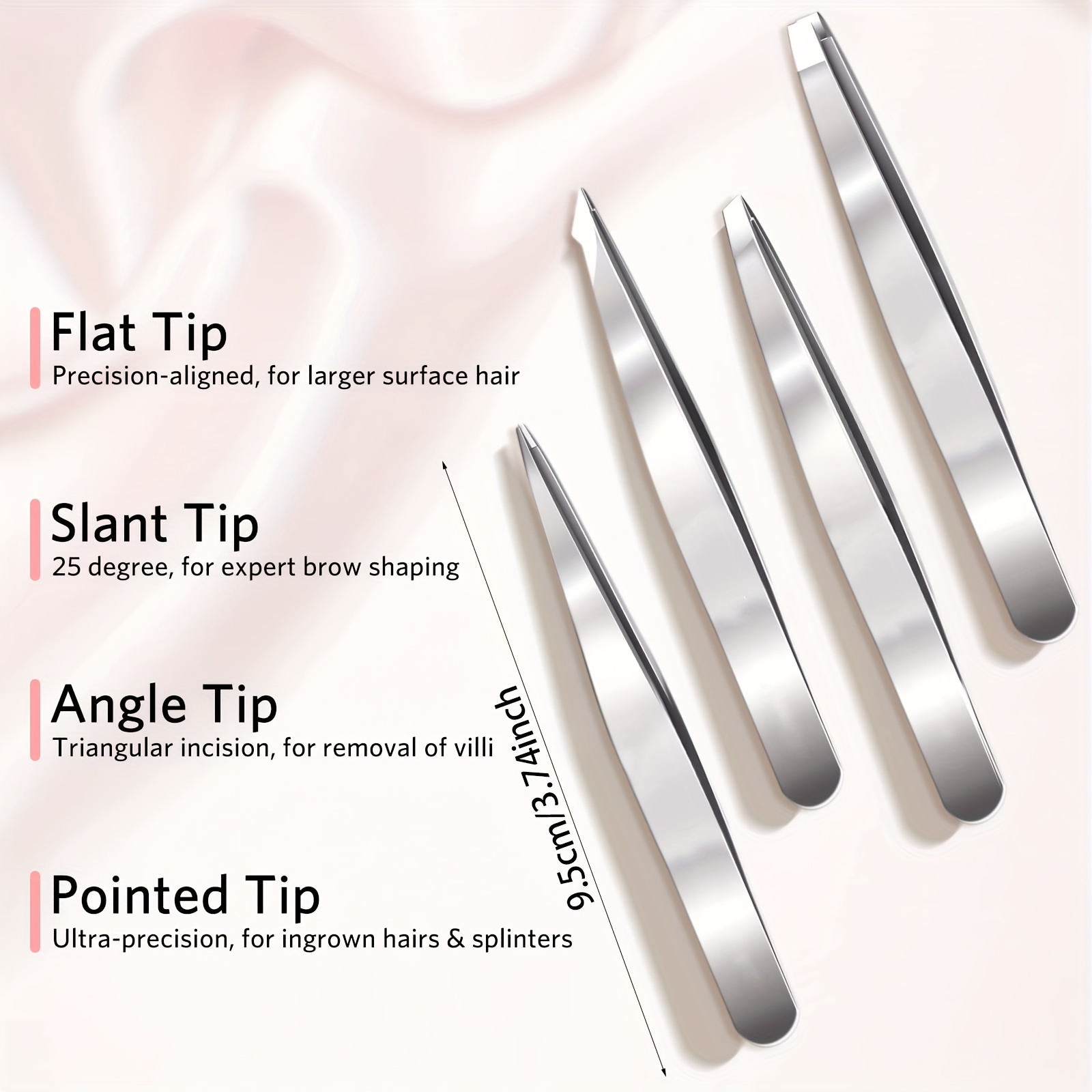 4 pinces à épiler professionne - Women Accessories Clearance avis et prix